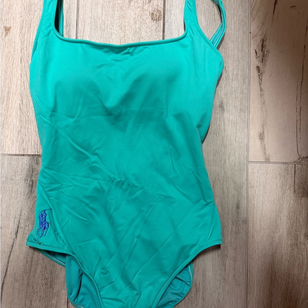 Polo by Ralph Lauren Green One Piece Swimsuit